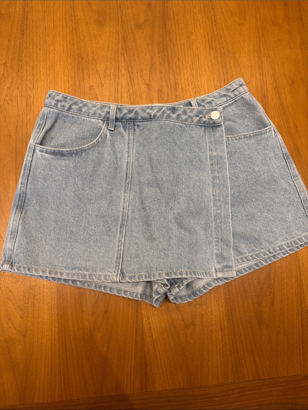 TCEC Light Blue Denim Skort Shorts